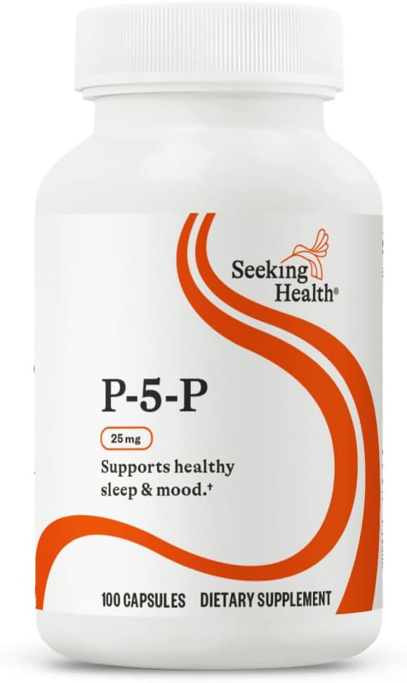 Seeking Health P-5-P (Pyridoxal 5-Phosphate) – Immune Support: Vitamin B6 is essential for the production of – Image 1