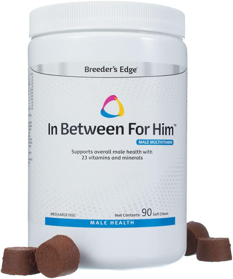 Breeder’s Edge In Between For Him – Daily Multivitamin for Male Dogs and Cats, 90 Count - görsel 9
