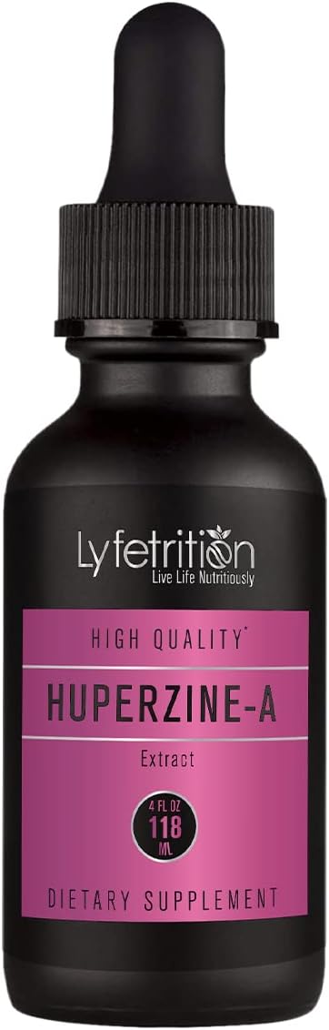 Lyfetrition Huperzine-A Supplement 380 mcg, 118 ml Liquid, 220 Servings