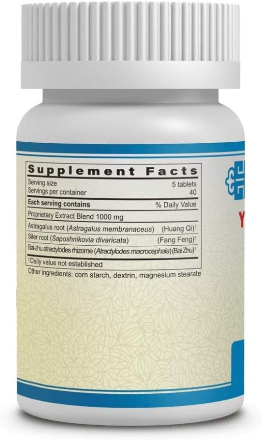 Yu Ping Feng Pian (JadeDefender) 200 mg 200 Tablets by Guang Ci Tang - görsel 2