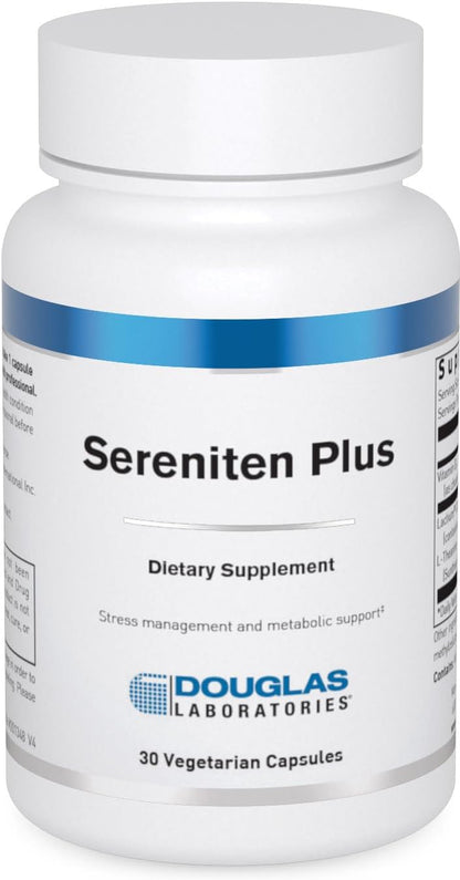 Douglas Laboratories Sereniten Plus | Promotes Relaxation, Supports Normal Sleep and a Healthy Stress Response | 30 Capsules