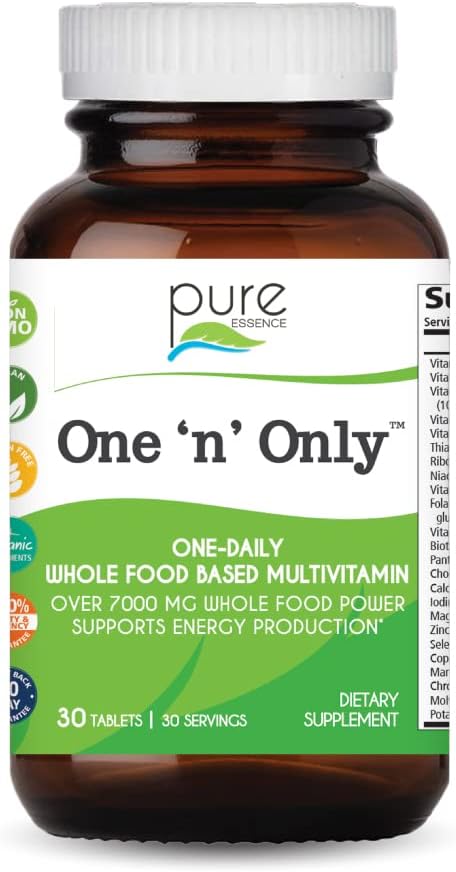 Pure Essence One n Only Whole Food Multivitamin - 30 Tablets - görsel 1