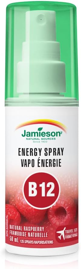 Jamieson Vitamin B12 Energy Spray - Natural Raspberry Flavour, 58ml - görsel 1