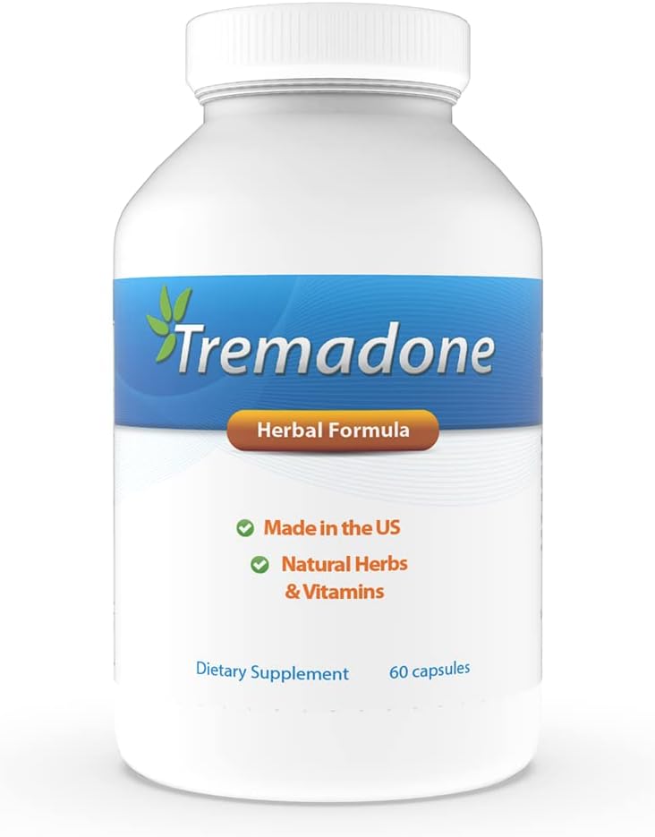 Tremadone Essential Tremor Support Supplement - All-Natural, Gluten-Free, Dairy-Free (1 Bottle) - görsel 1
