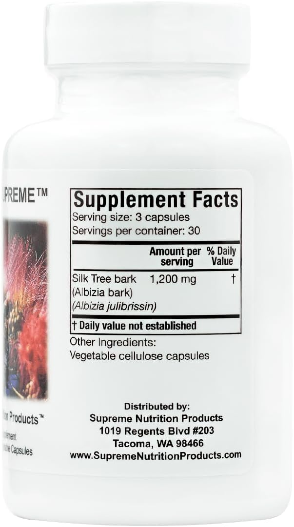 Supreme Nutrition Albizia Supreme, 90 Vegetarian Capsules - görsel 2