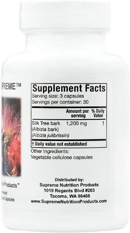 Supreme Nutrition Albizia Supreme, 90 Vegetarian Capsules