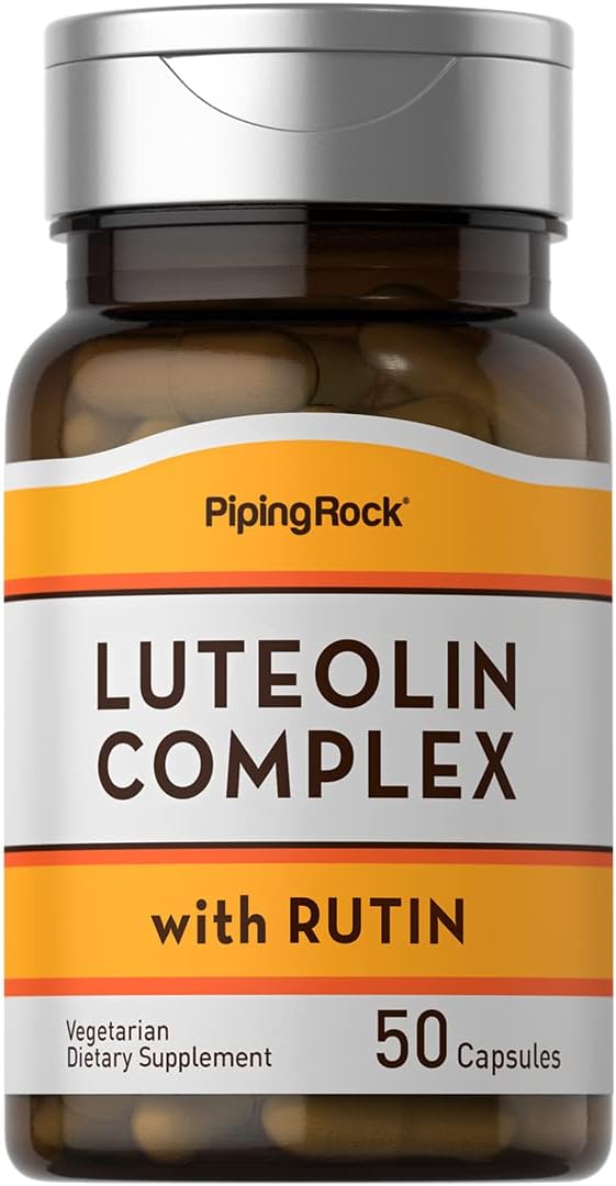 Piping Rock Luteolin Complex with Rutin – 50 Vegetarian Capsules - görsel 1