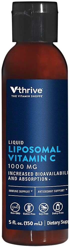 Vthrive Liquid Liposomal Vitamin C - 1000 mg, Orange, 150 ml (30 Servings) - görsel 1