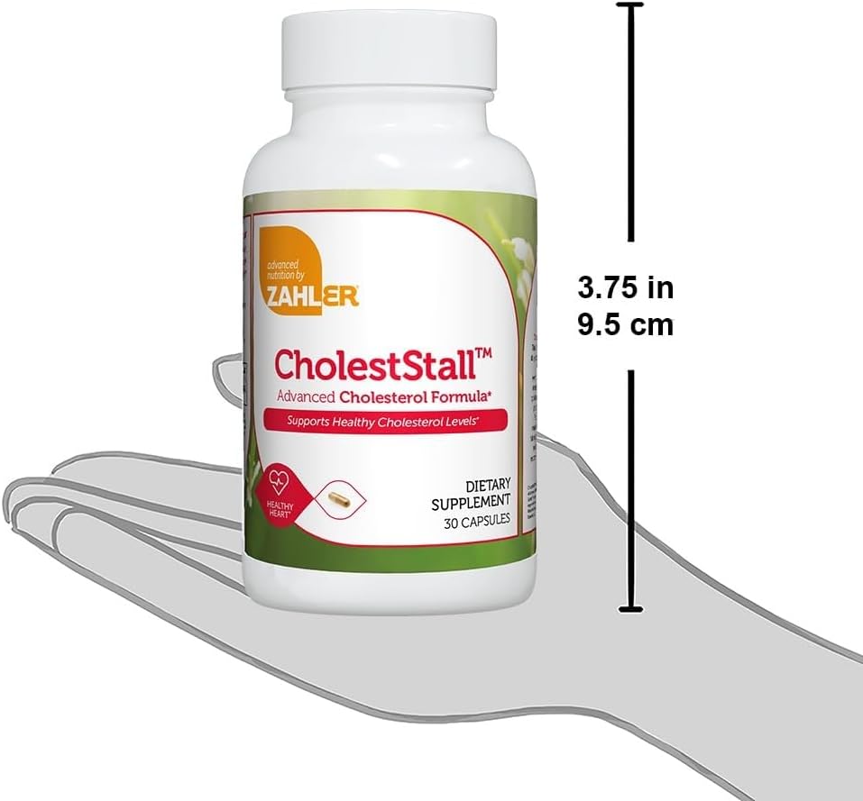 Zahler CholestStall - Cholesterol Support Supplement, 30 Capsules - görsel 4