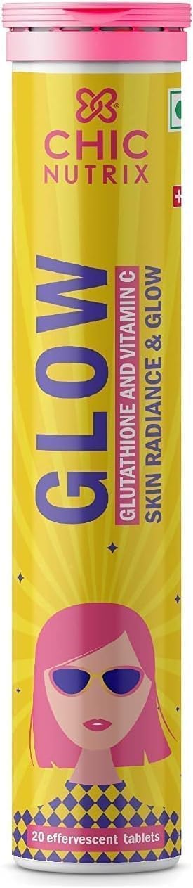 THRU Glow - Japanese Glutathione 500 mg and Vitamin C Effervescent Tablets, Strawberry-Lemon, 20 Count - görsel 2