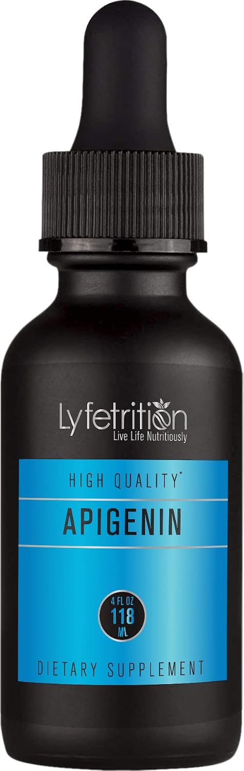 Lyfetrition Apigenin Supplement 70mg, 118 ml Liquid, 220 Servings - görsel 9