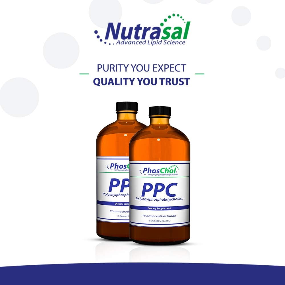 Nutrasal PhosChol PPC - Polyenyl Phosphatidylcholine Liquid Supplement - 480 ml (96 Servings) - görsel 7