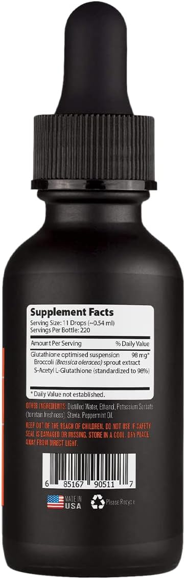 Lyfetrition S-Acetyl L-Glutathione 98mg Liquid Supplement - 120 ml (220 Servings) - görsel 1