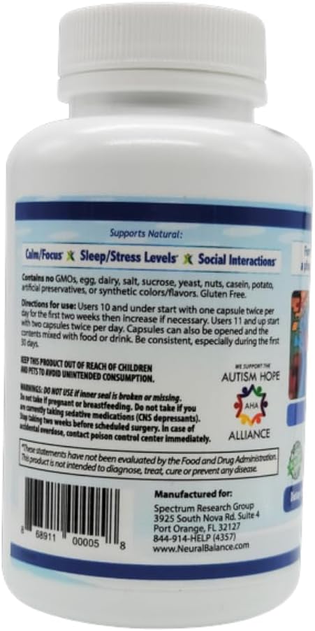 NEURAL BALANCE Anandanol with Proprietary Digestive Enzyme Blend (Capsules, 2 Pack) - görsel 7