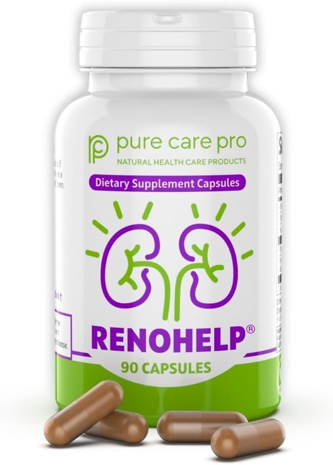 Renohelp Powerful All-Natural Kidney Support Supplement – 90 Capsules - görsel 1