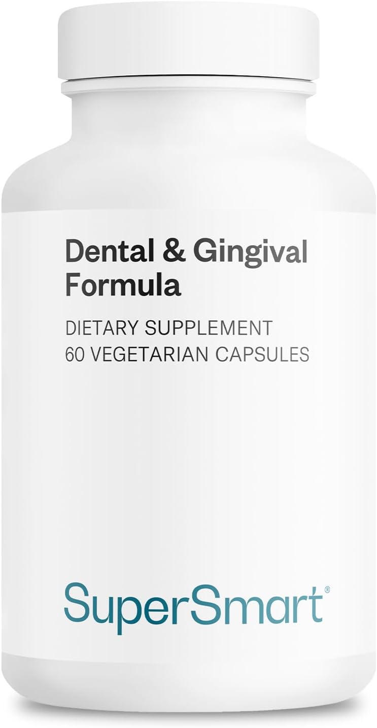 Supersmart Dental & Gingival Formula – Patented Oral Care Supplement with TEES-10, 60 Vegetarian Capsules - görsel 1