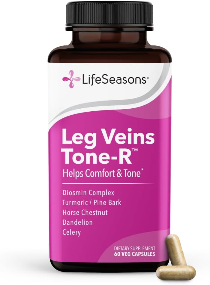 LifeSeasons Leg Veins Tone-R - Vein Health & Circulation Support - 60 Capsules - görsel 1