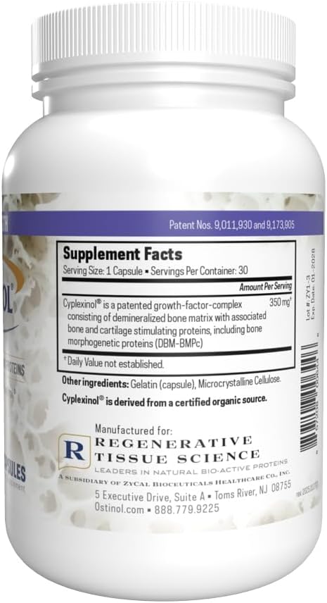 Ostinol 350 Bone & Joint Supplement with Cyplexinol - 30 Capsules - görsel 3