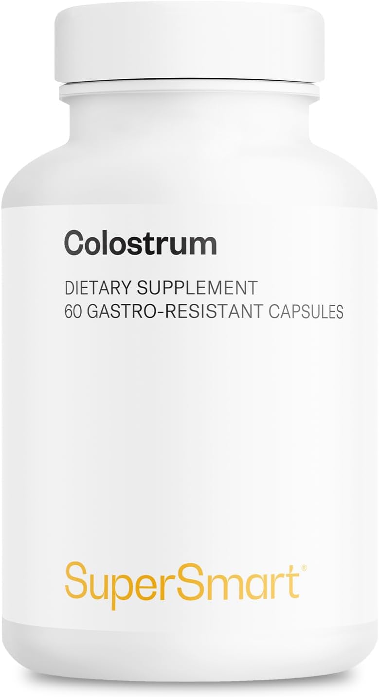 Supersmart - Colostrum 1000 mg - 30% IgG - Immune Support - 60 DR Capsules - görsel 1