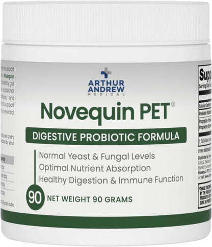 Arthur Andrew Medical Novequin PET - Digestive Probiotic for Pets (90g)