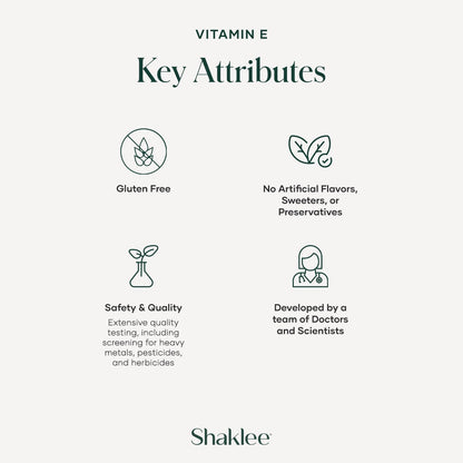 Shaklee Vita-E 400 IU with Selenium and Grape Seed Extract – 90 Softgels