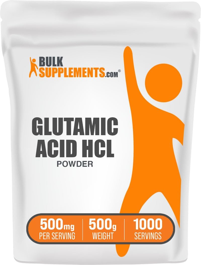 L-Glutamic Acid HCl Powder (500mg per Serving, 100g) - Unflavoured, Gluten-Free Amino Acid Supplement - görsel 6