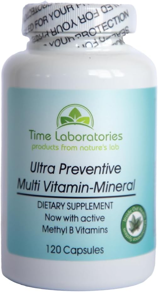 Ultra Preventive High Potency Vitamin/Mineral Capsules (120) – with Active Methyl B Vitamins - görsel 1