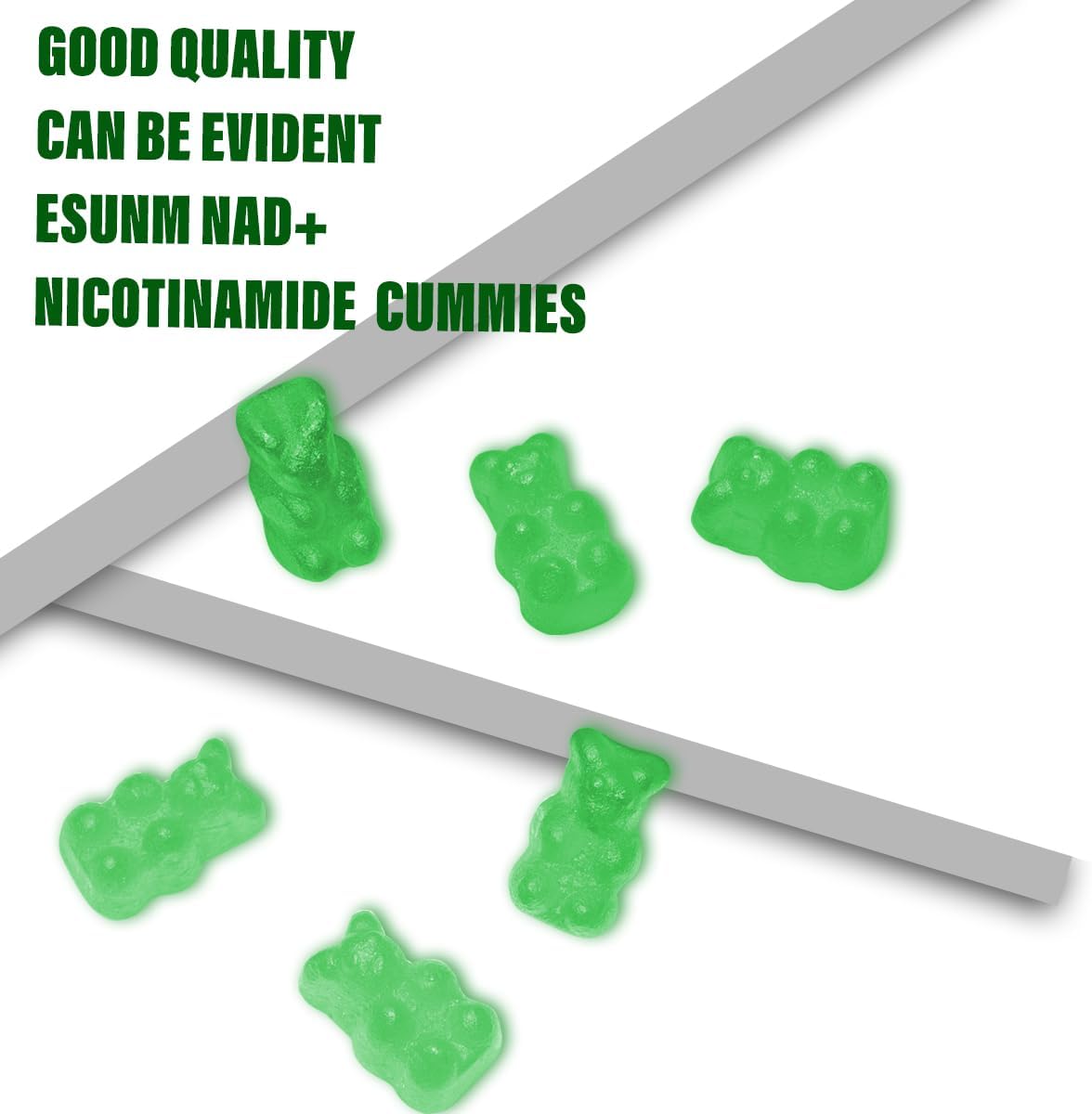 ESUNM Nicotinamide Riboside Gummies with Resveratrol – 60 Gummies - görsel 4