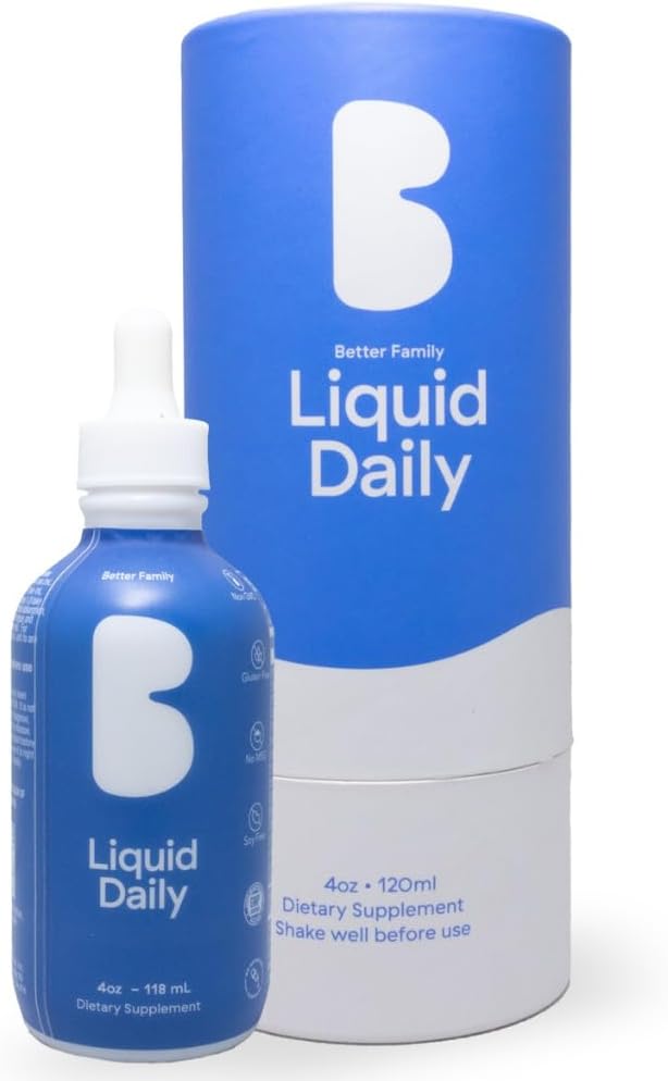Better Family Liquid Daily Multivitamin - All-in-One Wellness Drop - Methylated Vitamins - 120 ml - görsel 1