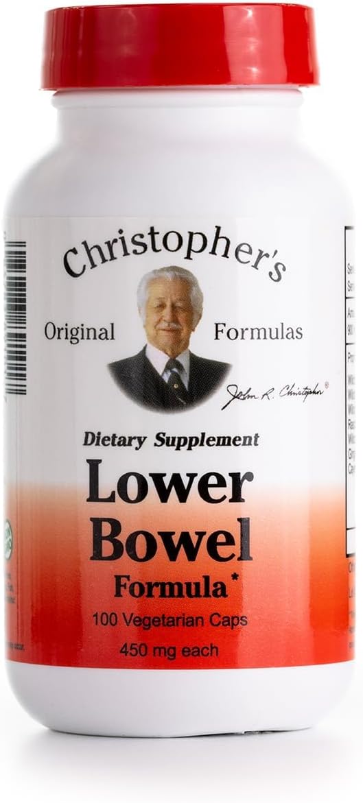Christopher's Original Formulae Lower Bowel Formula 100 Vcaps