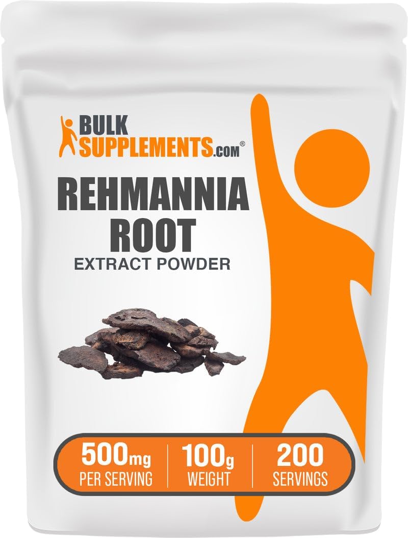 BulkSupplements.com Rehmannia Extract Powder, 100g - görsel 1