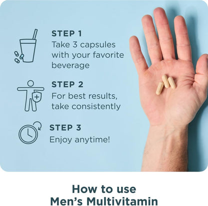 Ancient Nutrition Men's 3-Day Multivitamin, 90 Capsules
