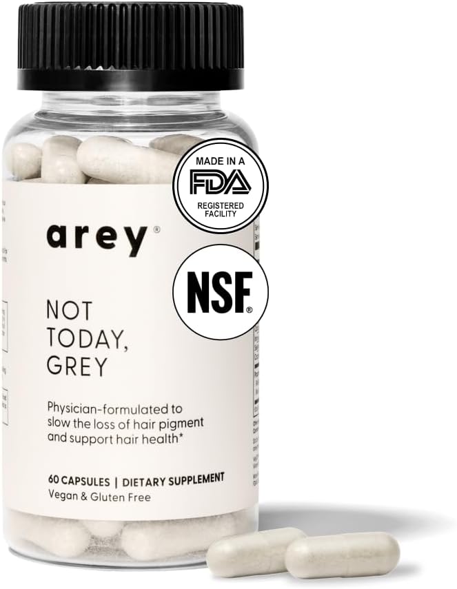 Arey Not Today, Grey Daily Hair Supplement for Women & Men, 1 Month Supply - görsel 2