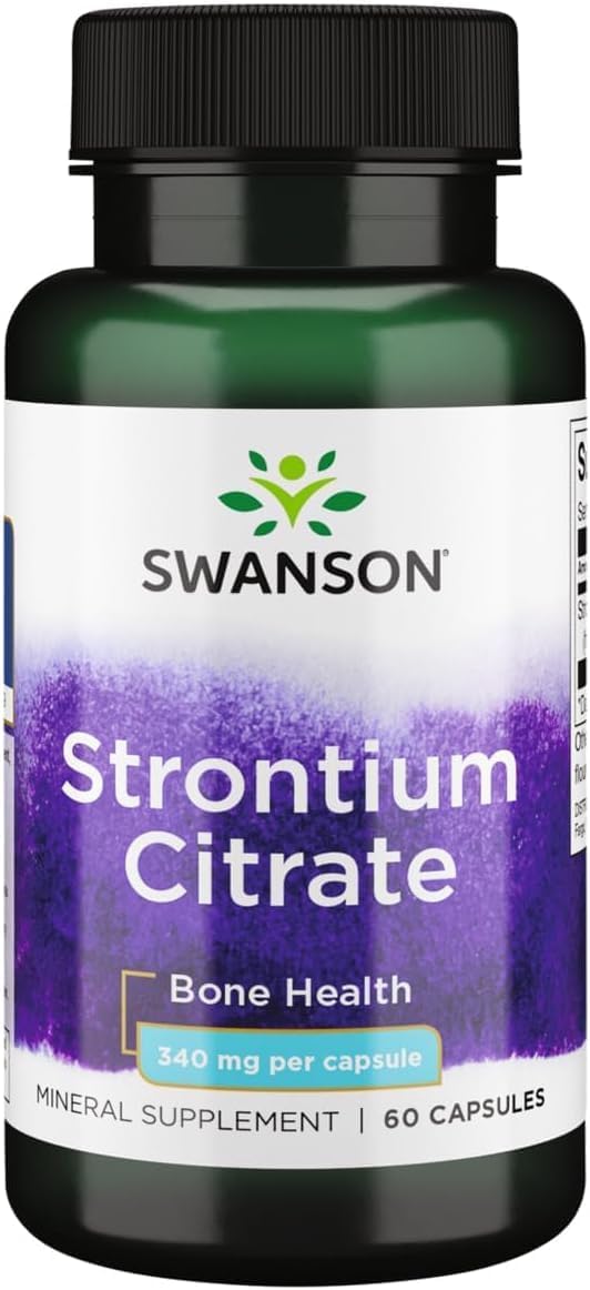 Swanson Strontium Citrate 340 mg, 60 Capsules - görsel 1
