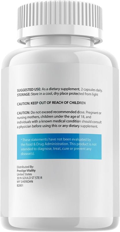 Neuro Brain & Focus Supplement (2 Pack) – Nootropic for Memory & Cognitive Support – 120 Capsules