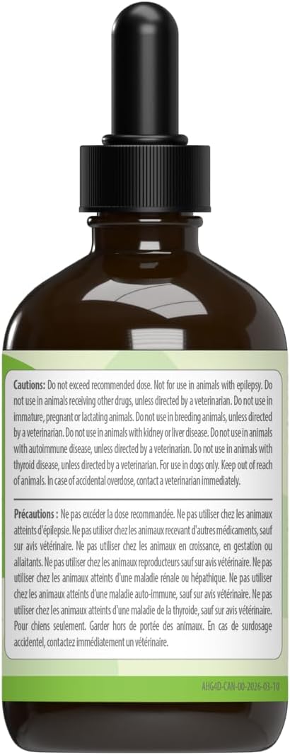 Pet Wellbeing Adrenal Harmony Gold for Dogs - Adrenal Support with Ashwagandha and Bacopa - 120 ml Liquid