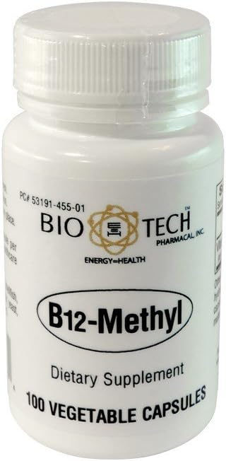 Bio-Tech B12-Methyl 1000 mcg 100 Capsules - görsel 1