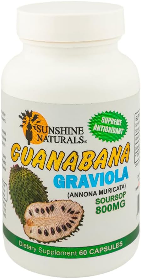 Sunshine Naturals Graviola Supplement – 60 Capsules (Pack of 2) - görsel 2