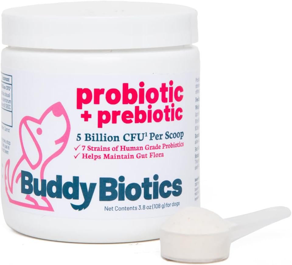 Probiotic + Prebiotic Powder for Dogs – 7 Probiotic Strains with FOS, 5 Billion CFU - görsel 1