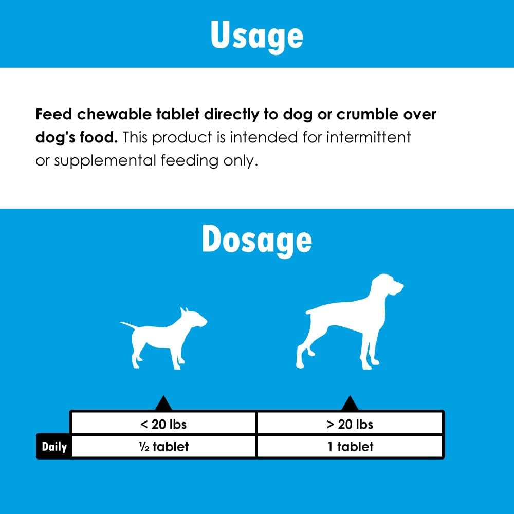 Vita-Tabs - Essential Vitamins, Minerals and Nutrients - Food Supplement for Dogs - Supports the Immune System and Bones - Liver Flavoured - 250 Chewable Tablets - görsel 3