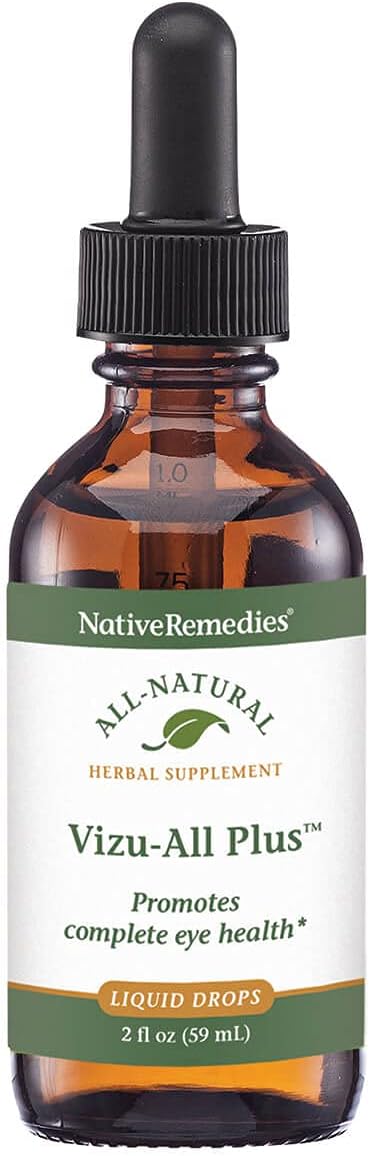 Native Remedies Vizu-All Plus - Herbal Tincture for Eye Health, 59 ml - görsel 1