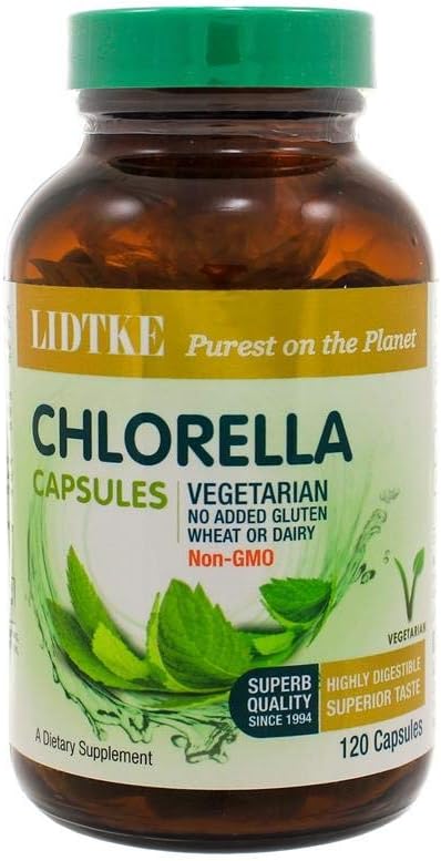 Lidtke Technologies Chlorella 120 Capsules - görsel 1