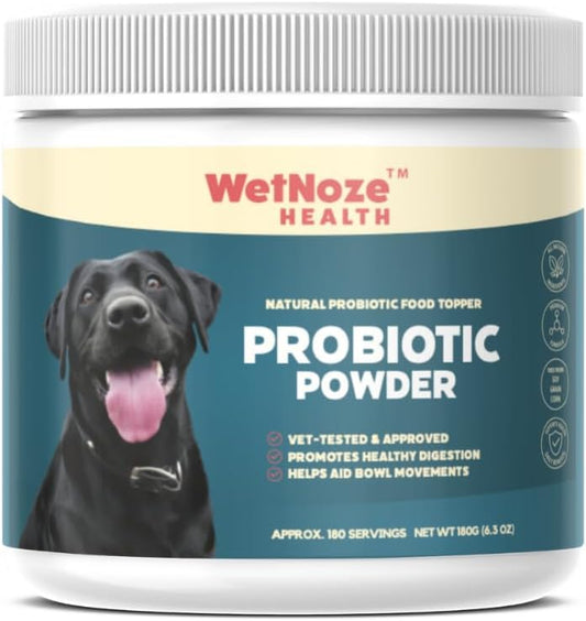 Probiotics for Dogs Digestive Health (Chicken & Bacon) - Probiotic Powder for Dogs
