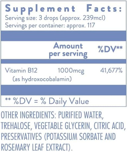 Holistic Health Hydroxy B12 MegaDrops™ 28ml