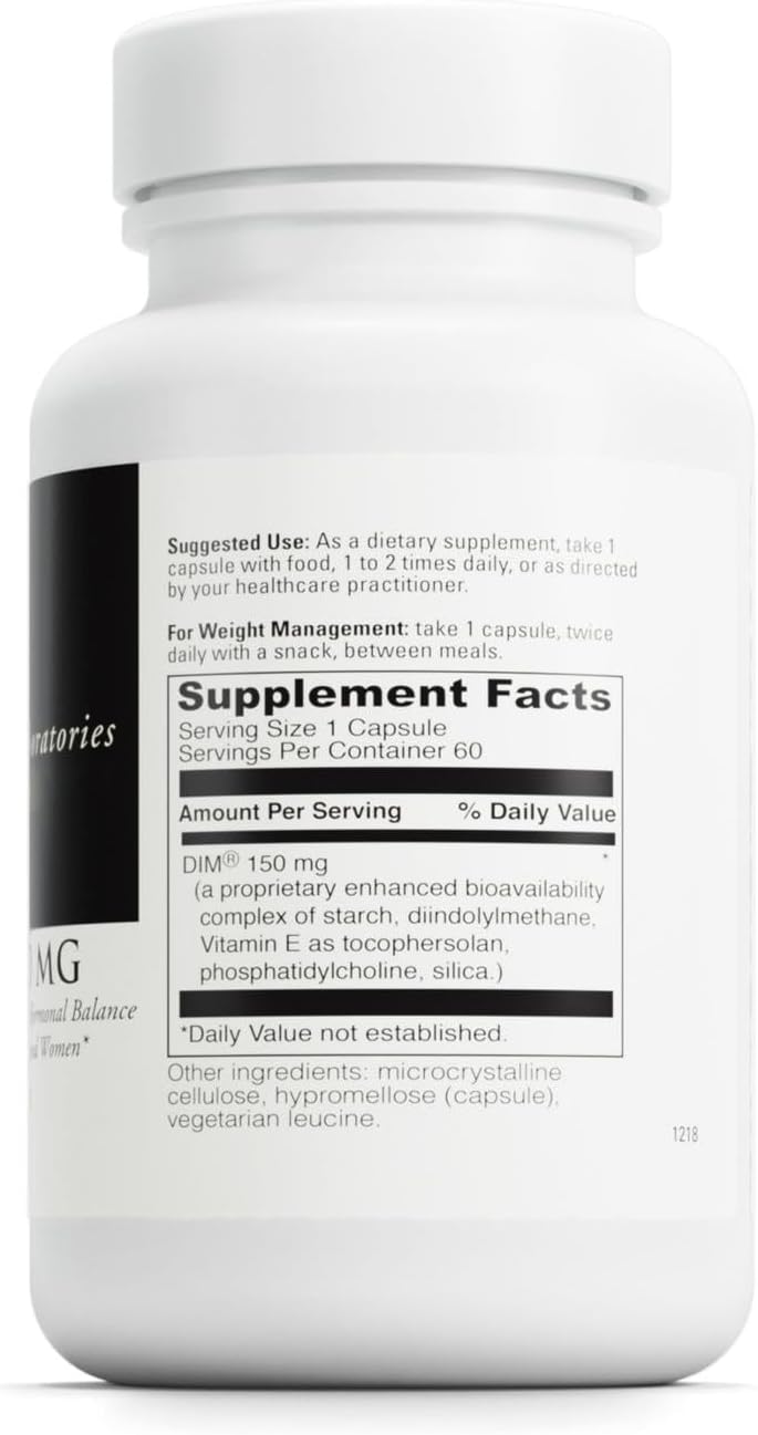 DAVINCI Labs DIMPro 150mg - Hormonal Balance Food Supplement with DIM - Gluten-Free - 60 Capsules - görsel 2
