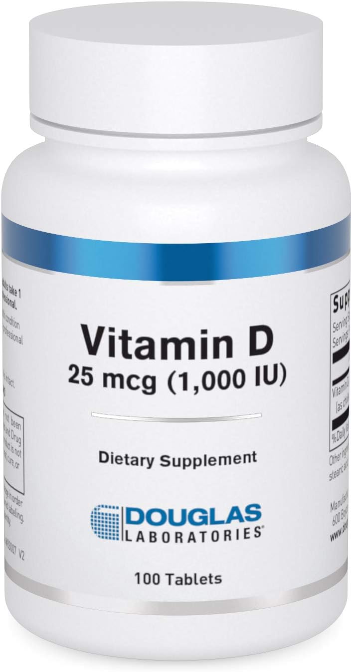 Douglas Laboratories Vitamin D 1,000 IU (25 mcg) - 100 Tablets - görsel 1