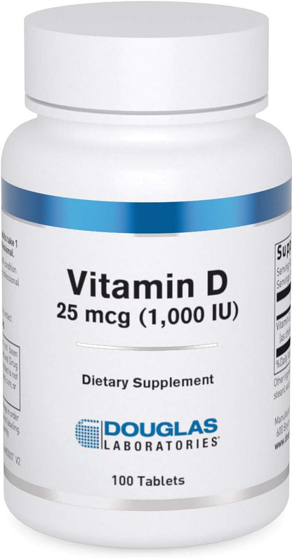 Douglas Laboratories Vitamin D 1,000 IU (25 mcg) - 100 Tablets