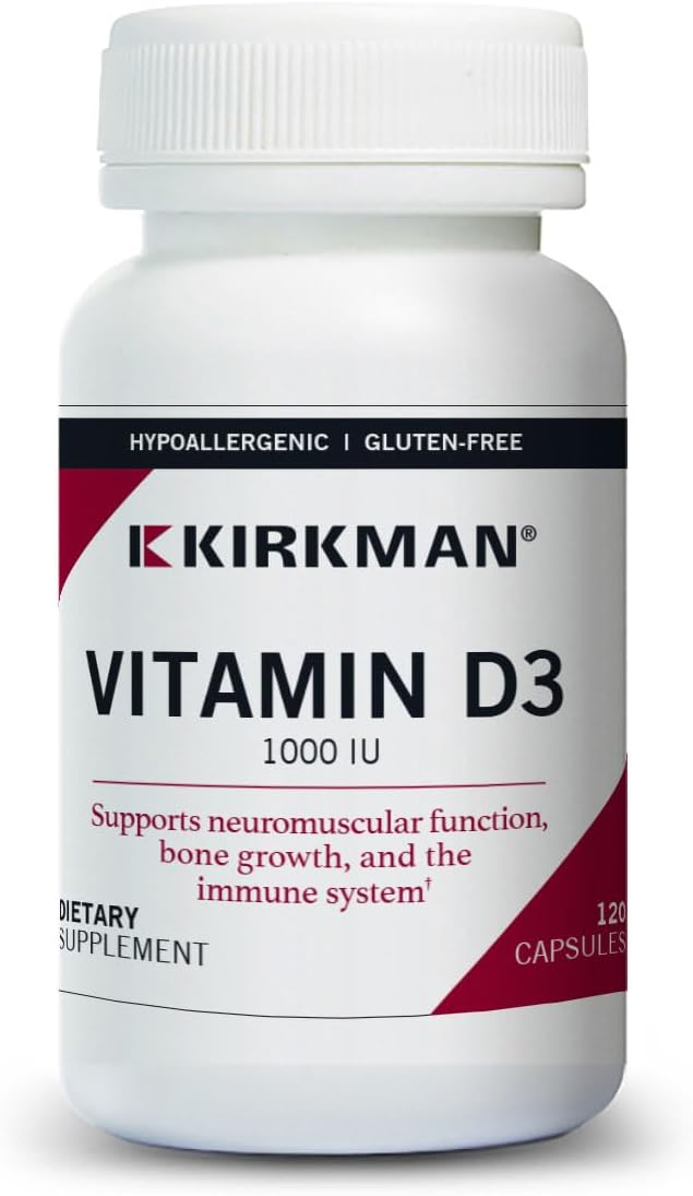 Vitamin D-3 1000 IU - Hypoallergenic, 120 capsules - görsel 1