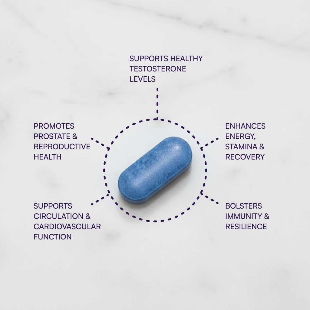 Purity Products Men's Perfect Multi – Multivitamin for Energy, Prostate & Muscle Support, 90 Tablets - görsel 3