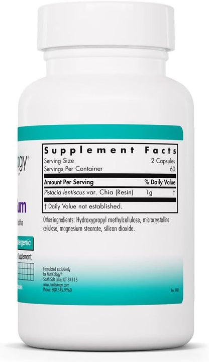 Allergy Research Group NutriCology Mastic Gum - 1000 mg Chios Mastic Gum Resin - 240 Capsules